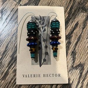 Valerie Hector hand beaded earrings